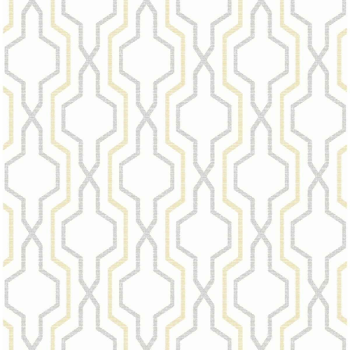 Rion Yellow Trellis Wallpaper - York Wallcoverings - 2973-90604