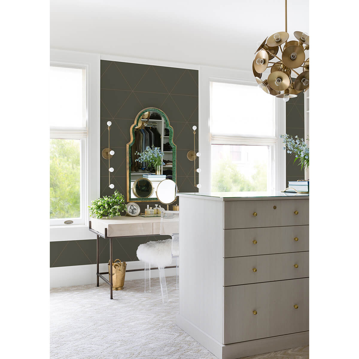 twilight-grey-geometric-wallpaper-york-wallcoverings-2973-91002 - York Wallcoverings Papel pintado