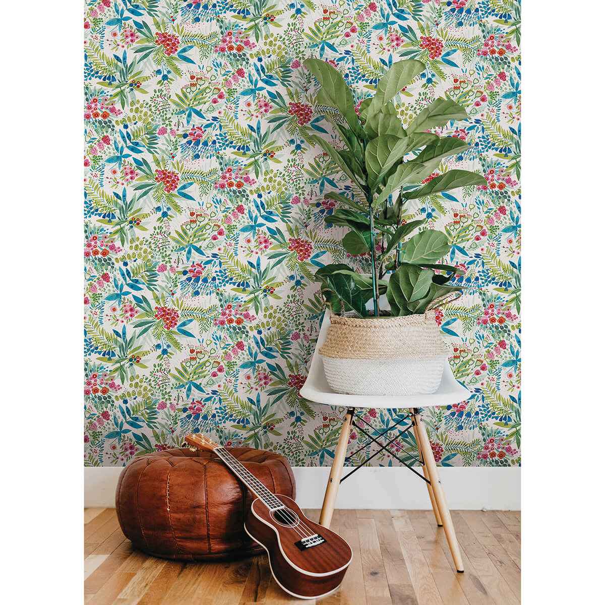 Brights Naupaka Peel & Stick Wallpaper - York Wallcoverings - NUS4308 - York Wallcoverings Wallpaper