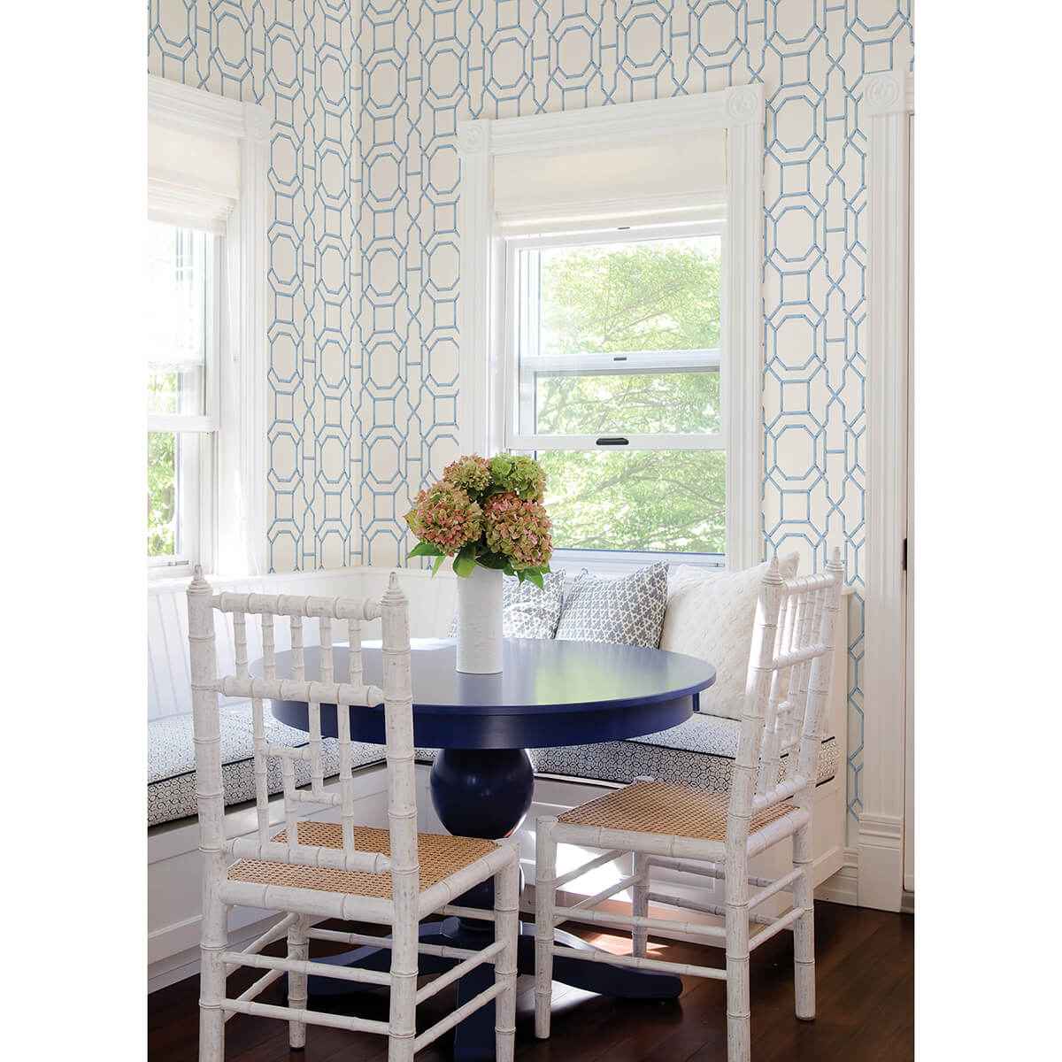 Sapphire Sanya Peel & Stick Wallpaper - York Wallcoverings - NUS4313 - York Wallcoverings Wallpaper