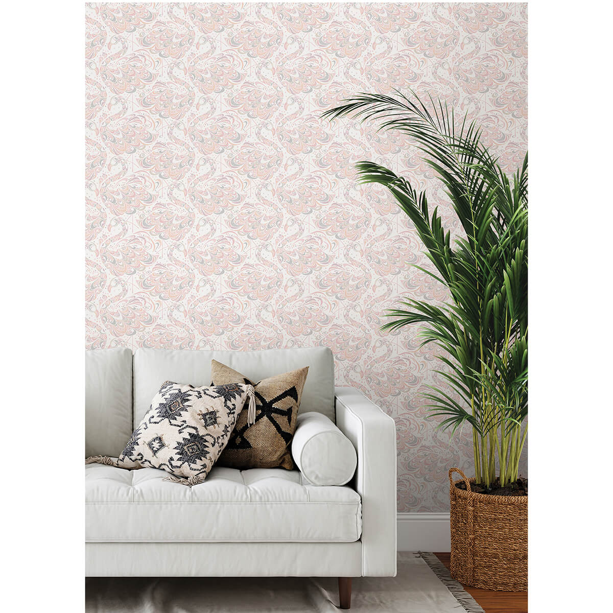 pink-flamingo-peel-and-stick-wallpaper-york-wallcoverings-nus4325 - York Wallcoverings Wallpaper
