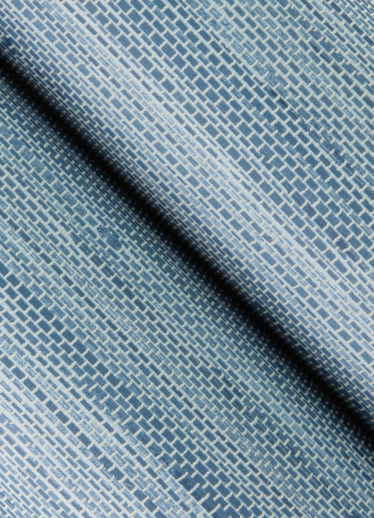 mineral-blue-classic-faux-grasscloth-peel-and-stick-wallpaper-york-wallcoverings-sss4572 - York Wallcoverings Wallpaper