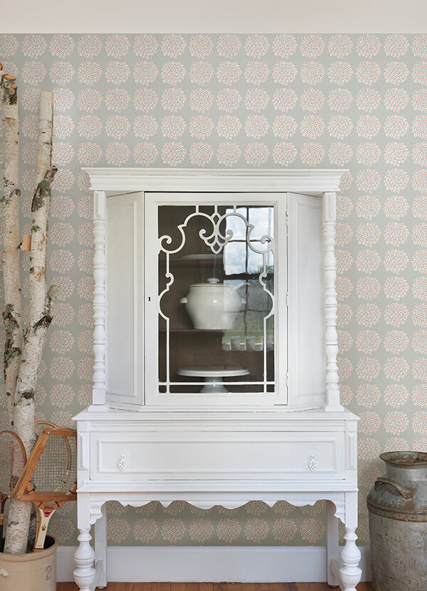 grey-puketti-peel-and-stick-wallpaper-york-wallcoverings-mks4496 - York Wallcoverings Wallpaper