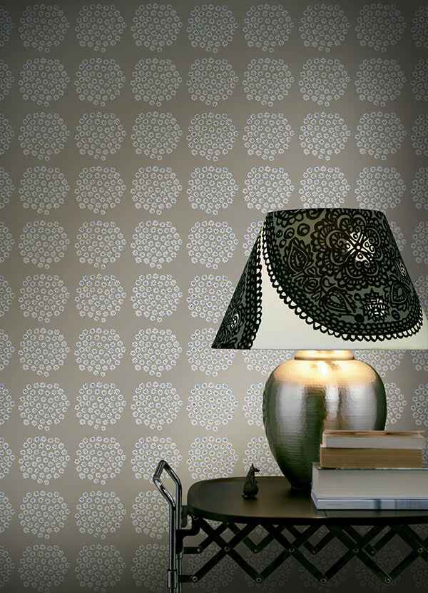 Taupe Puketti Peel & Stick Wallpaper - York Wallcoverings - MKS4497 - York Wallcoverings Wallpaper