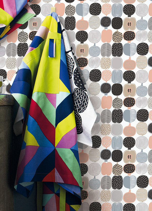 pink-and-grey-kompotti-peel-and-stick-wallpaper-york-wallcoverings-mks4500 - York Wallcoverings Wallpaper
