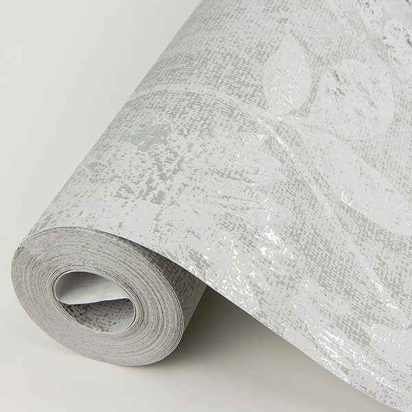 Kala Platinum Floral Wallpaper - York Wallcoverings - 2976-86459 - York Wallcoverings Wallpaper