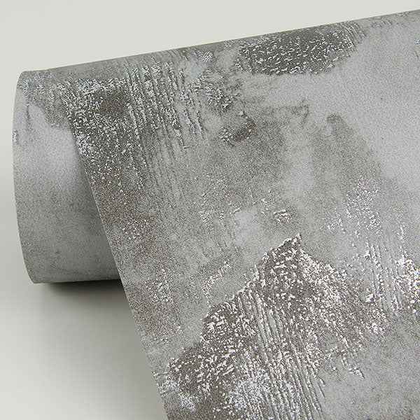 Toula Silver Abstract Wallpaper - York Wallcoverings - 2976-86477 - York Wallcoverings Wallpaper