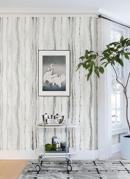 delesse-platinum-marbled-wallpaper-york-wallcoverings-2976-86499 - York Wallcoverings Wallpaper