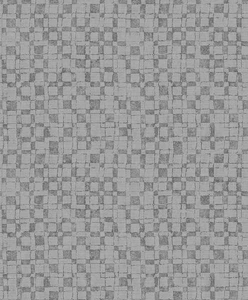 Sarni Silver Grid Wallpaper - York Wallcoverings - 2976-86531 - York Wallcoverings Wallpaper