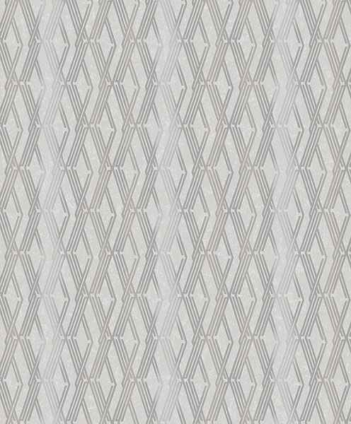 Ushas Taupe Diamond Wallpaper - York Wallcoverings - 2976-86533 - York Wallcoverings Wallpaper