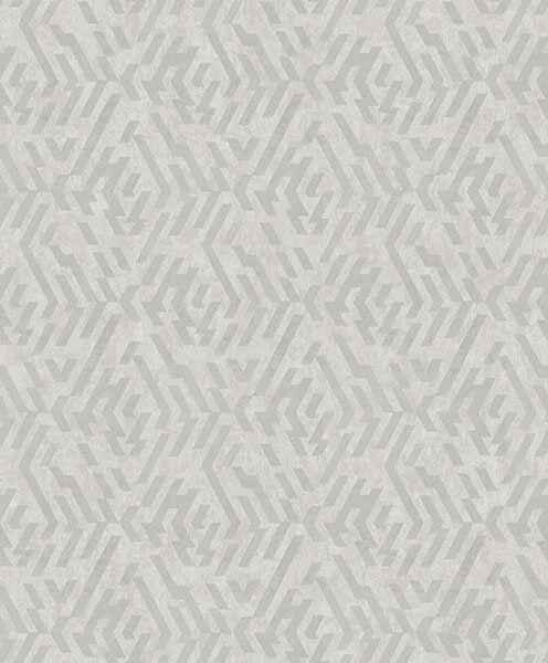 Kila Grey Geometric Wallpaper - York Wallcoverings - 2976-86535