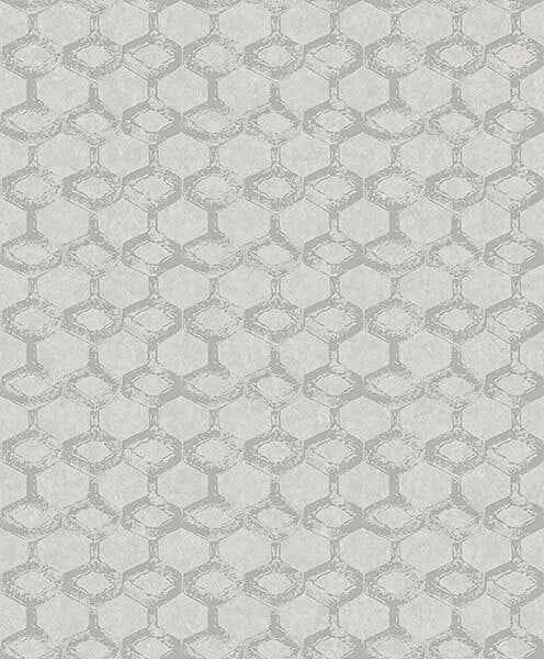 Besi Platinum Tiled Wallpaper - York Wallcoverings - 2976-86537
