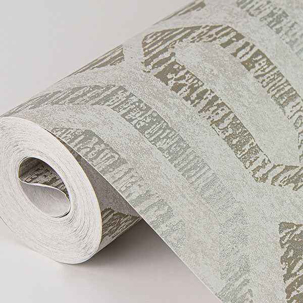Latona Platinum Diamond Geometric Wallpaper - York Wallcoverings - 2976-86539 - York Wallcoverings Wallpaper