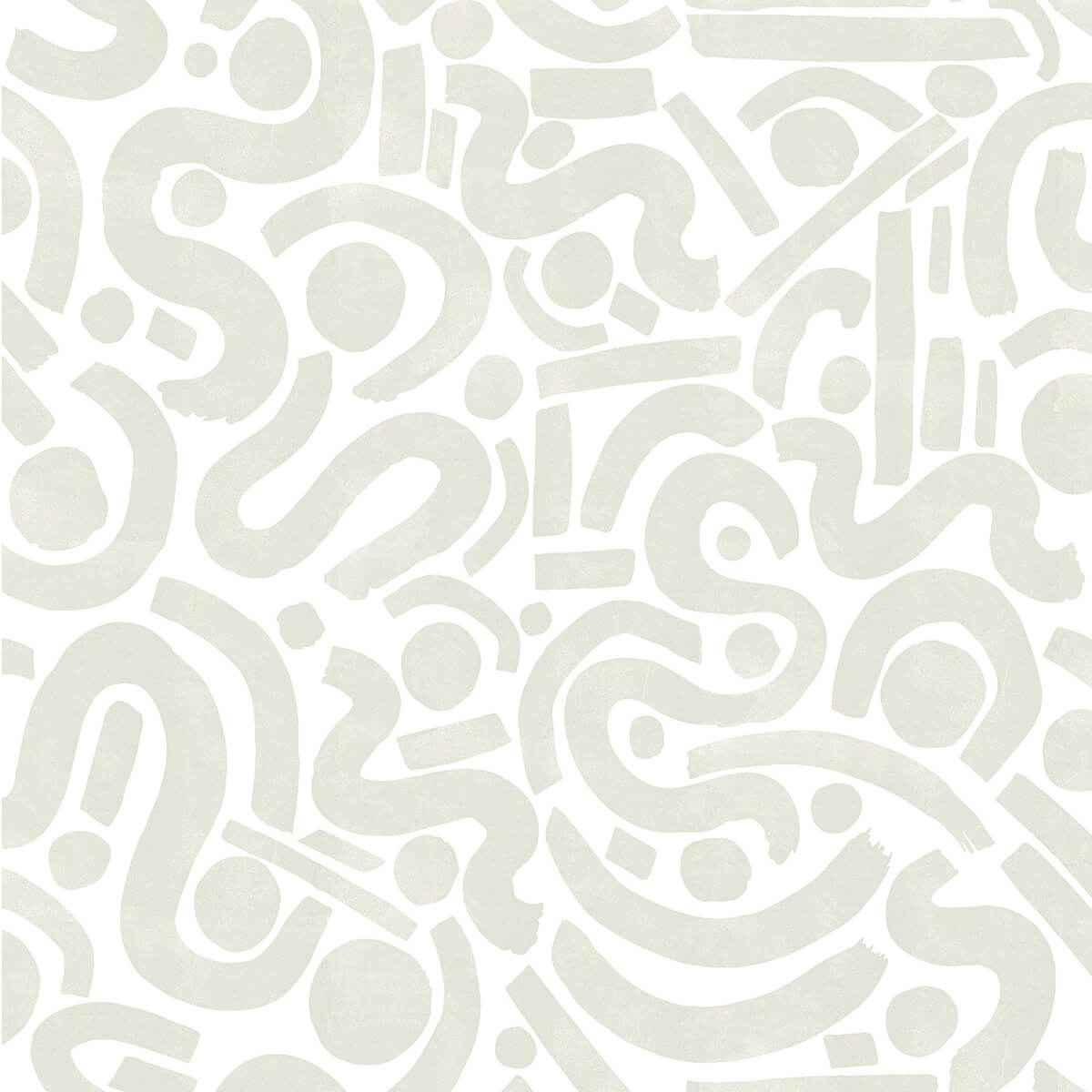 Taupe Edie Geometric Peel and Stick Wallpaper - York Wallcoverings - NUS4636 - York Wallcoverings Wallpaper