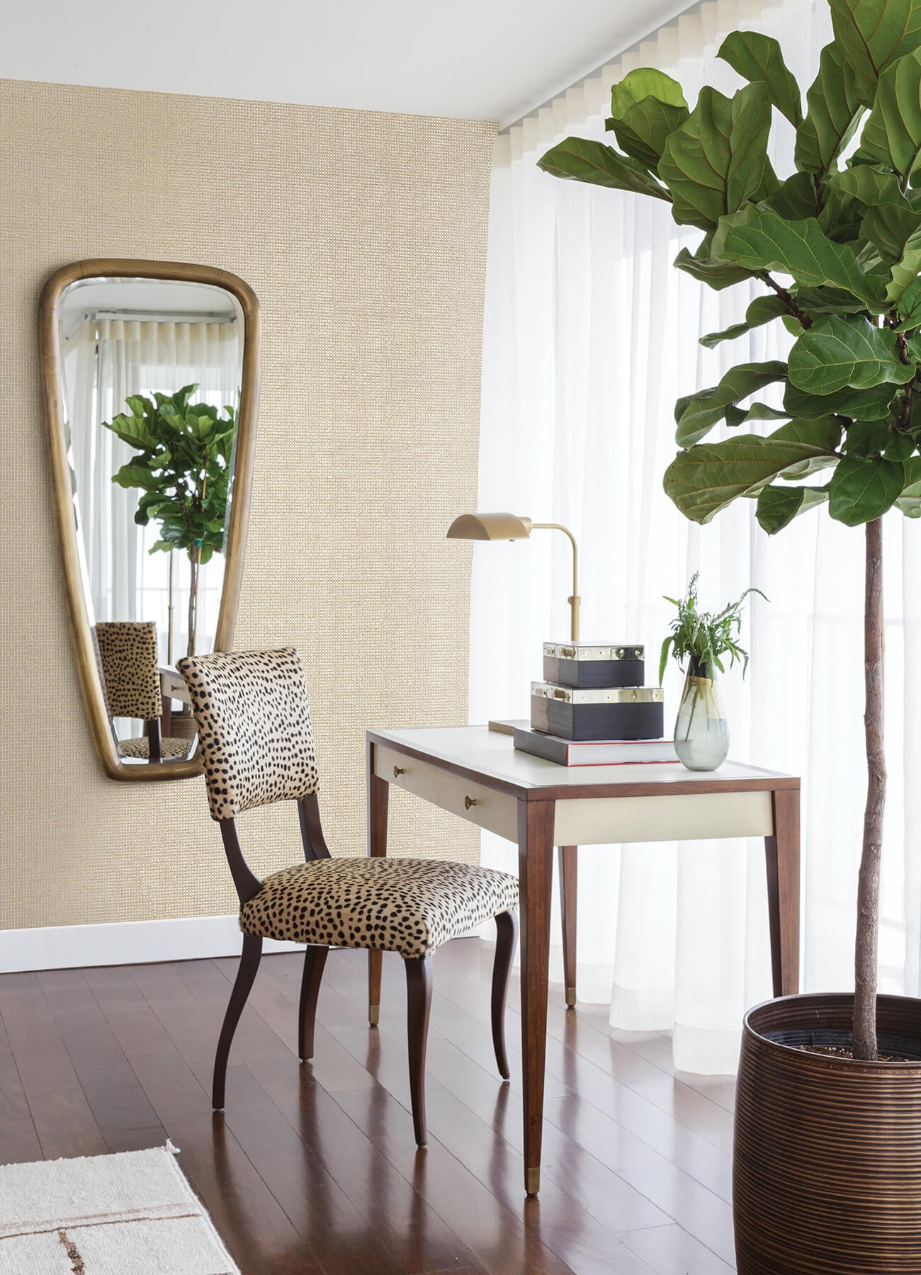 aki-silver-basketweave-wallpaper-york-wallcoverings-2923-54774 - York Wallcoverings Wallpaper