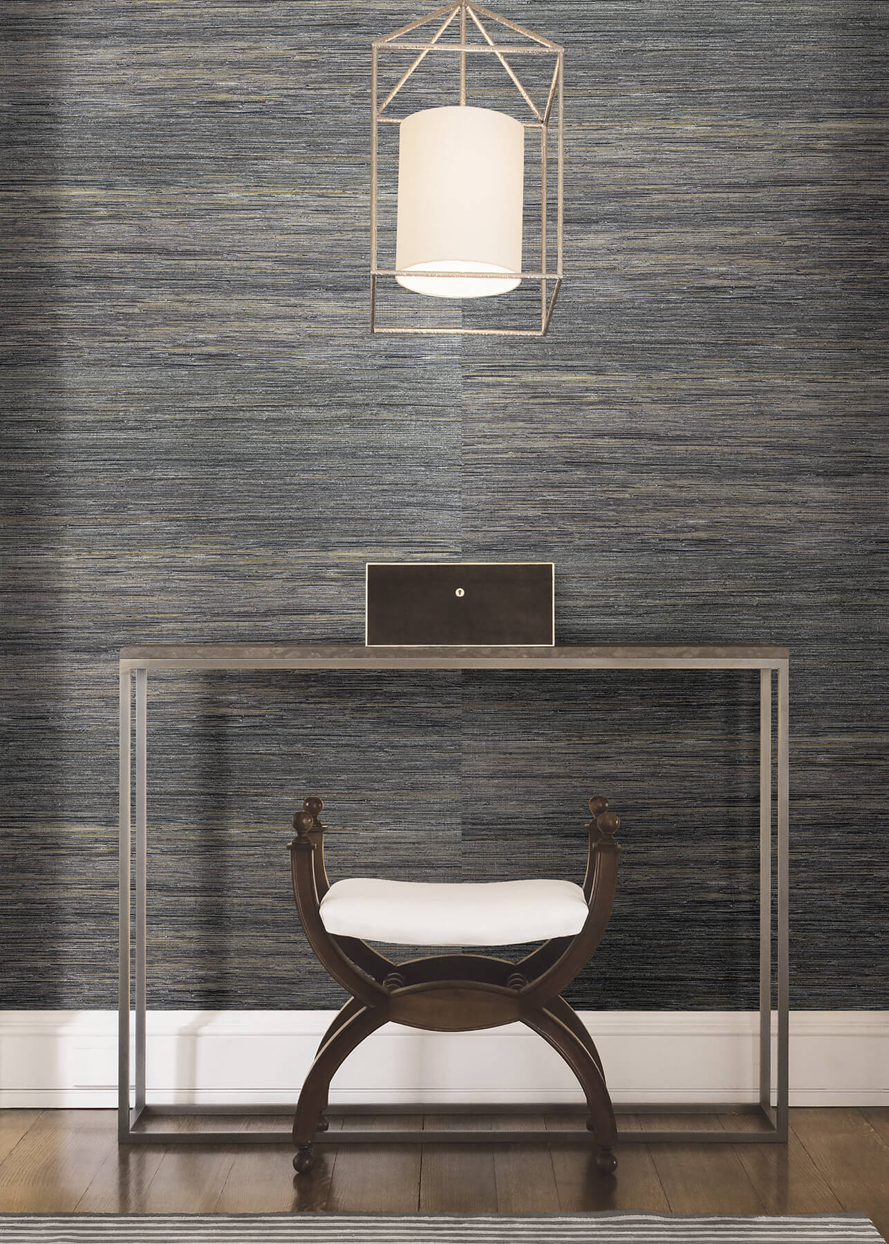 fujian-silver-grasscloth-wallpaper-york-wallcoverings-2923-80007 - York Wallcoverings Wallpaper
