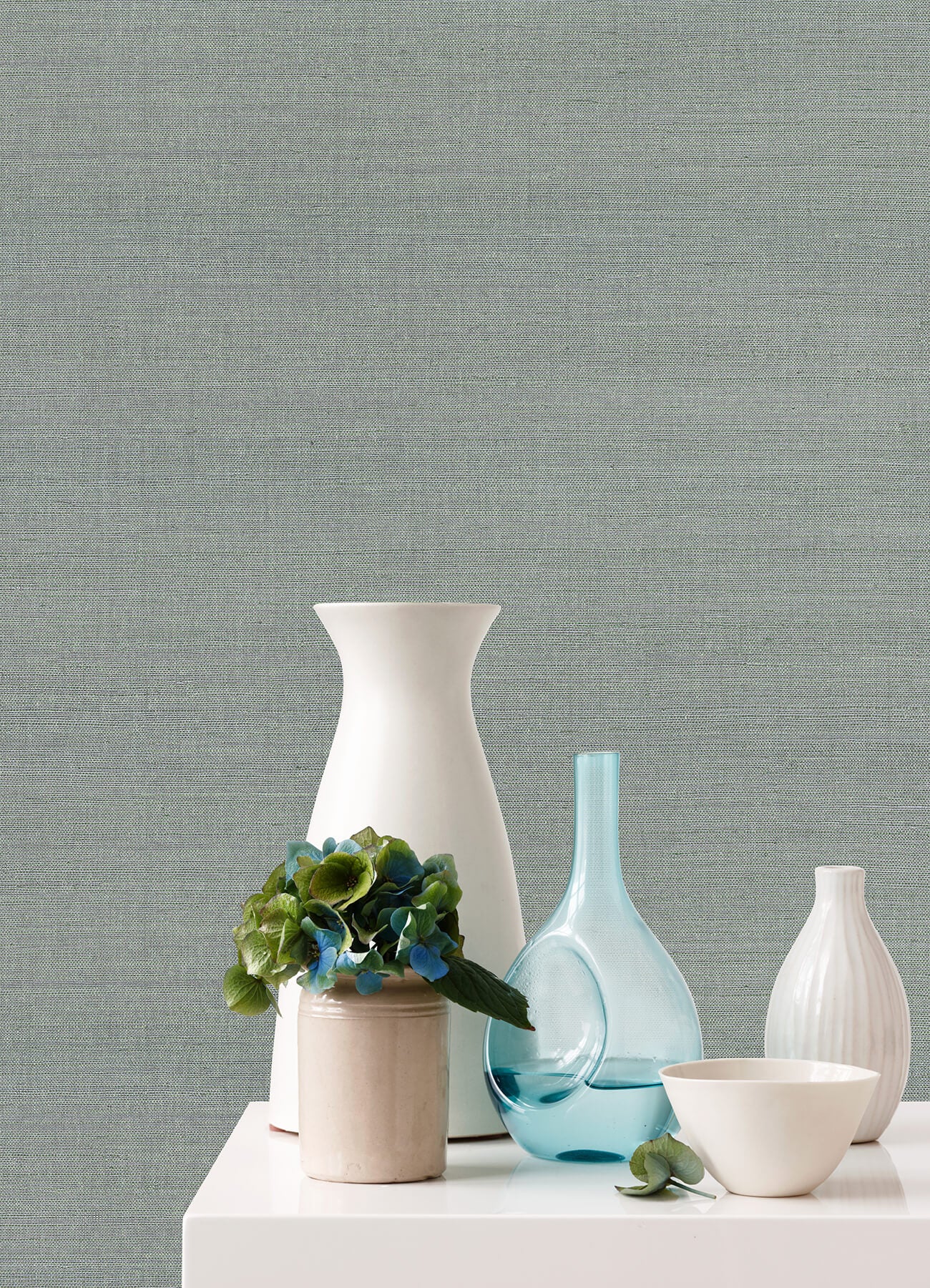 zhejiang-aquamarine-sisal-rasscloth-wallpaper-york-wallcoverings-2923-80014 - York Wallpaper Wallpaper