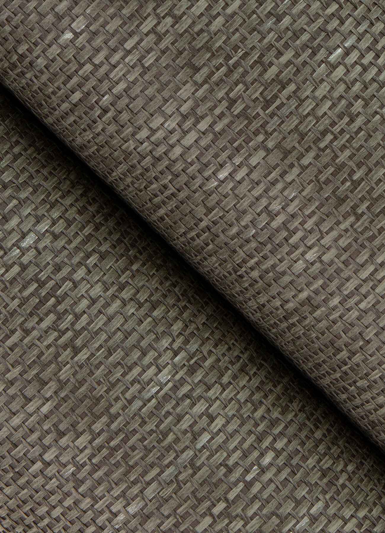 Gaoyou Grey Paper Weave Wallpaper - York Wallcoverings - 2923-80080 - York Wallcoverings Wallpaper