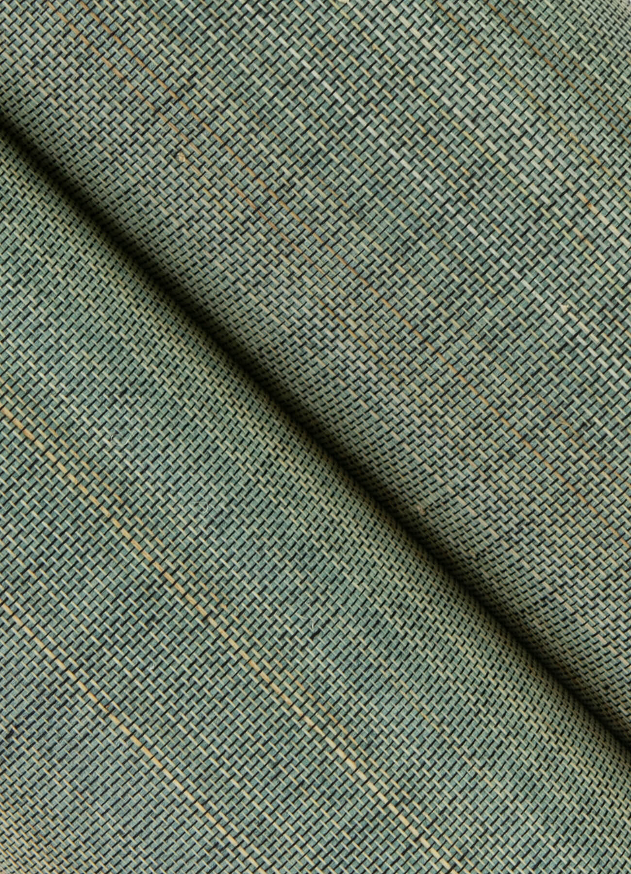 mai-teal-grasscloth-wallpaper-york-wallcoverings-2923-86102 - York Wallcoverings Wallpaper