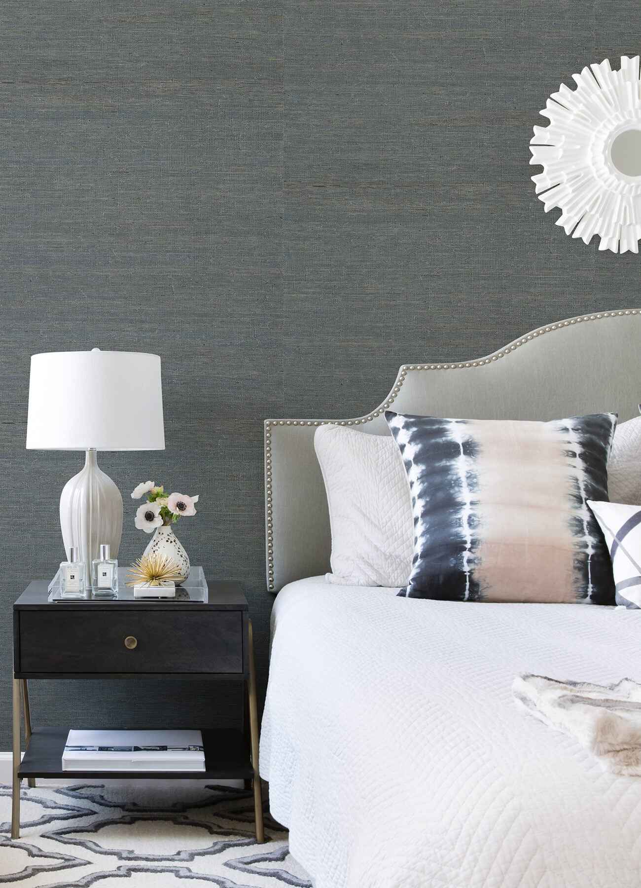 Aiko Slate Sisal Grasscloth Wallpaper - York Wallcoverings - 2923-86124 - York Wallcoverings Wallpaper