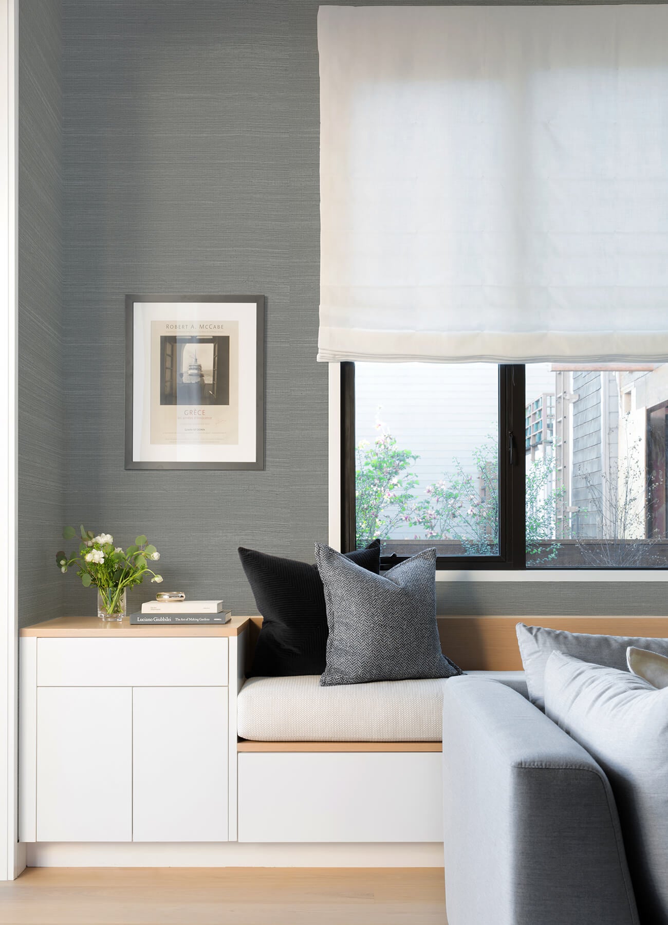 sakiya-slate-grasscloth-wallpaper-york-wallcoverings-2923-86138 - York Wallcoverings Wallpaper