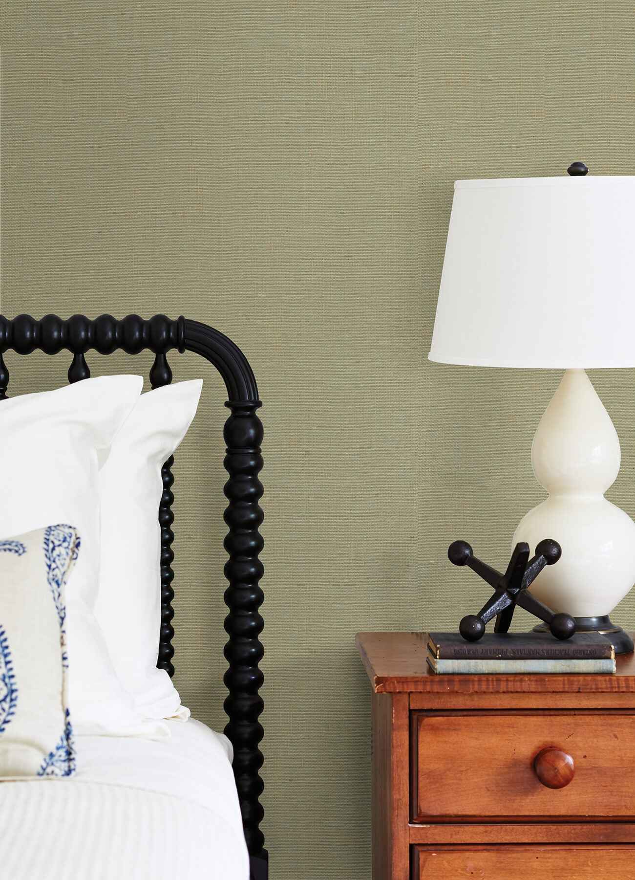 Yanyu Sage Paper Weave Wallpaper - York Wallcoverings - 2923-86143 - York Wallcoverings Wallpaper
