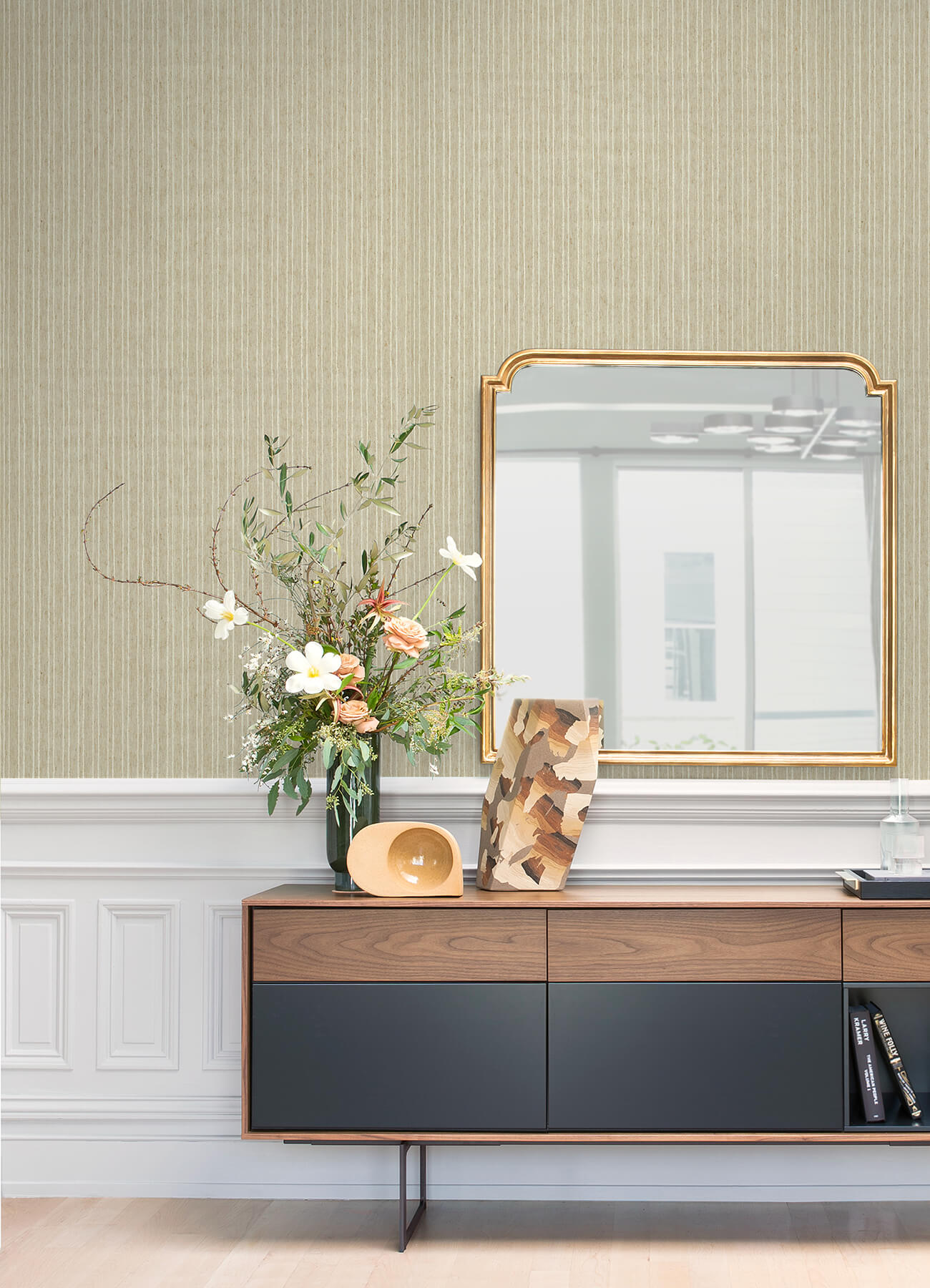liqin-taupe-string-wallpaper-york-wallcoverings-2923-88028 - York Wallcoverings Wallpaper