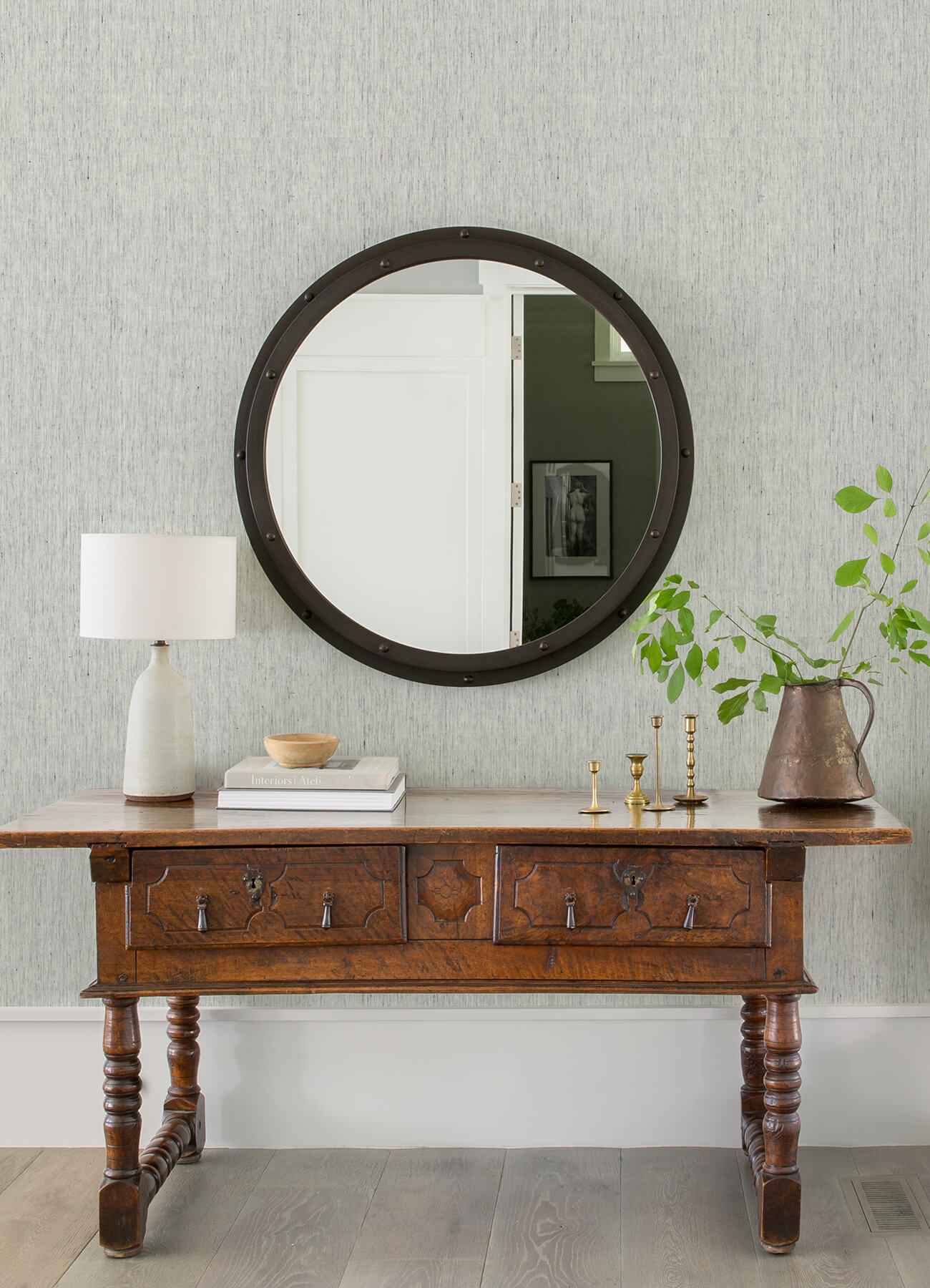 Lihua Off White String Wallpaper - York Wallcoverings - 2923-88038 - York Wallcoverings Wallpaper