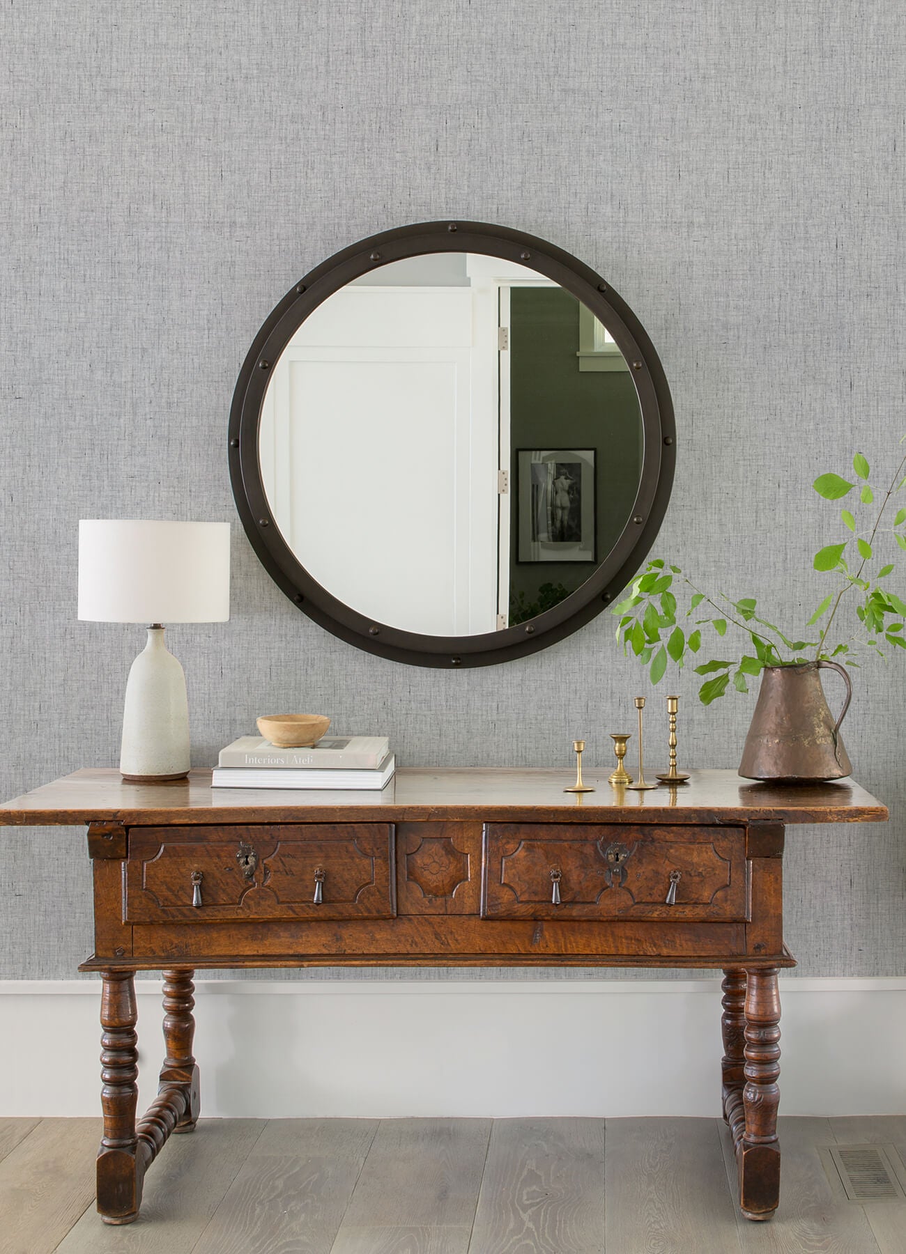lihua-light-grey-string-wallpaper-york-wallcoverings-2923-88039 - York Wallcoverings Wallpaper