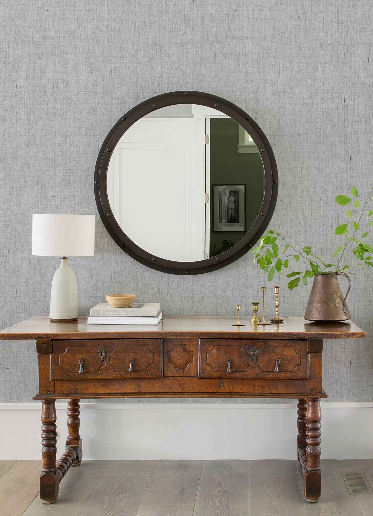 Lihua Light Grey String Wallpaper - York Wallcoverings - 2923-88039 - York Wallcoverings Wallpaper