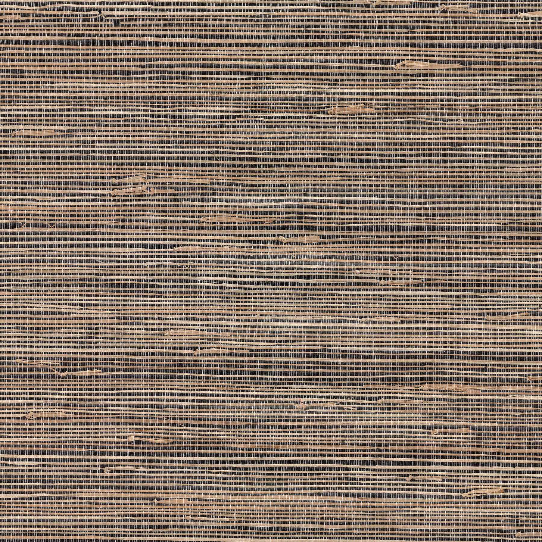 Anhui Black Grasscloth Wallpaper - York Wallcoverings - 2923-89475 - York Wallcoverings Wallpaper