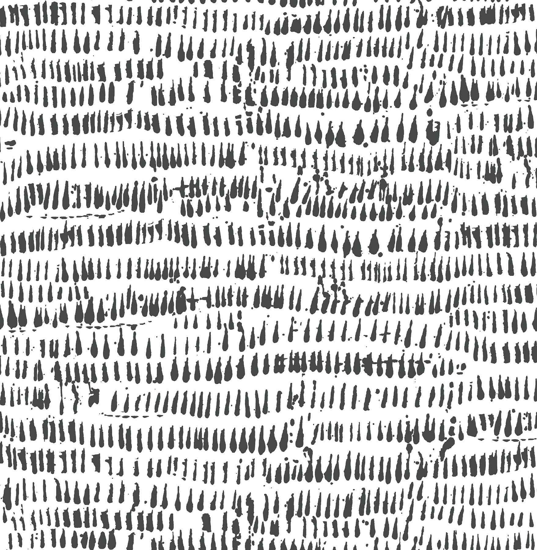 Runes Charcoal Brushstrokes Wallpaper - York Wallcoverings - 4081-24354