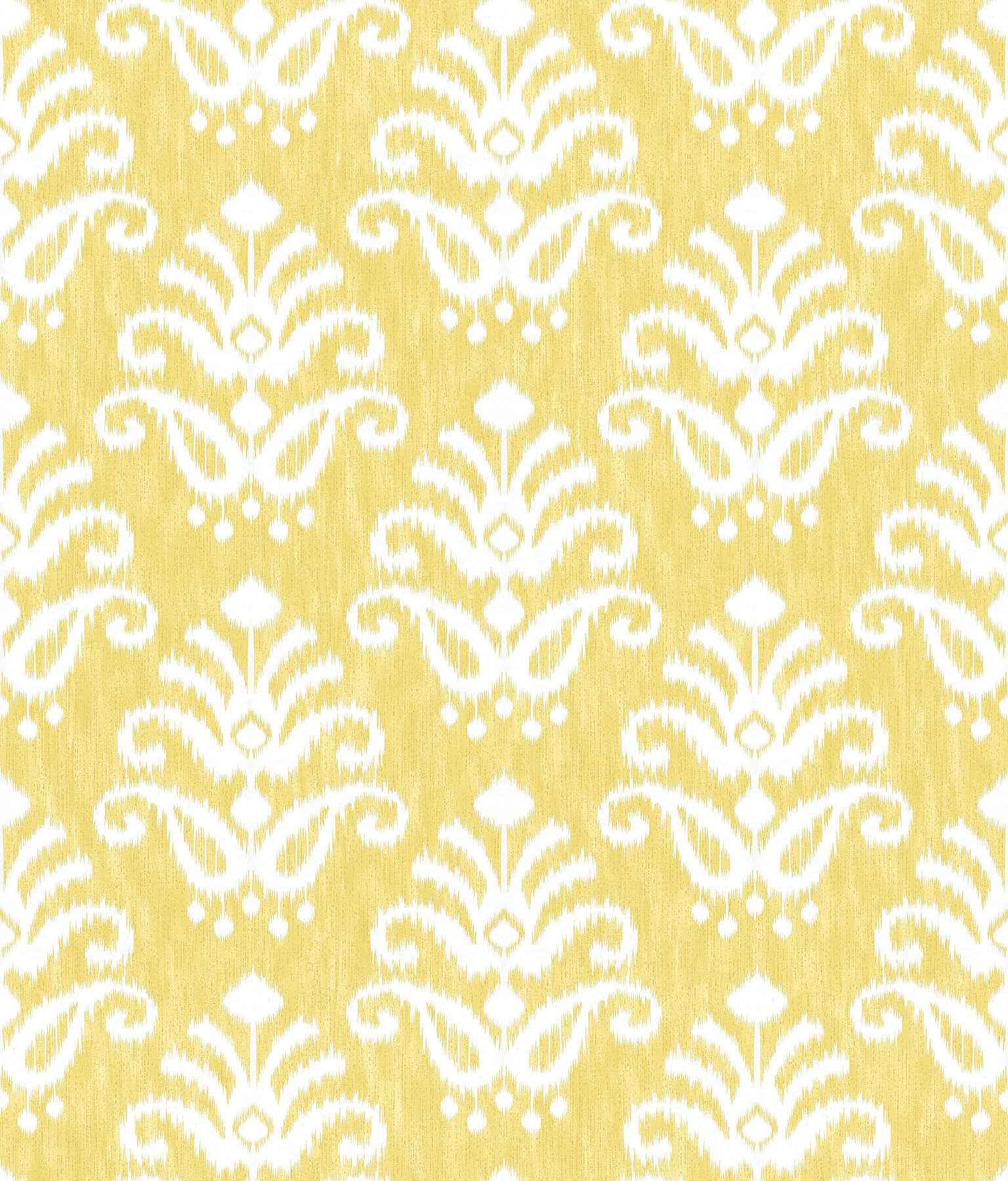 Keaton Yellow Medallion Wallpaper - York Wallcoverings - 4081-26328 - York Wallcoverings Wallpaper