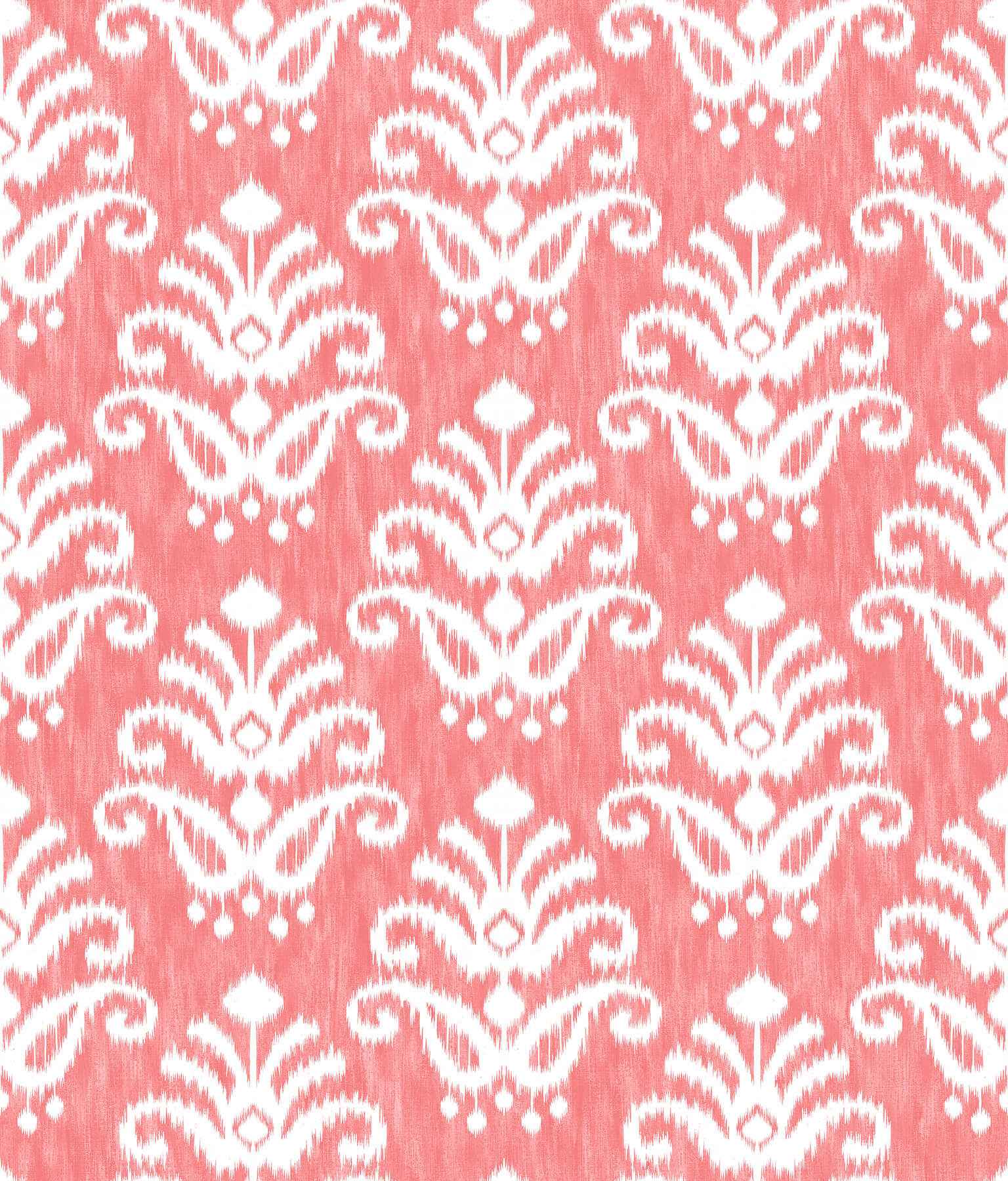 Keaton Coral Medallion Wallpaper - York Wallcoverings - 4081-26330