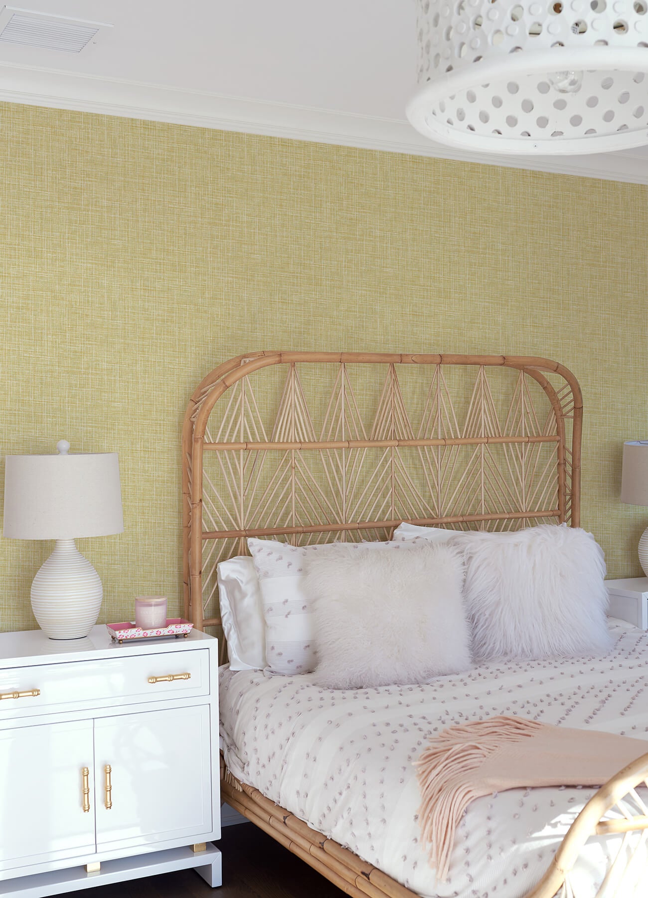 emerson-yellow-faux-linen-wallpaper-york-wallcoverings-4081-26356 - York Wallcoverings Wallpaper