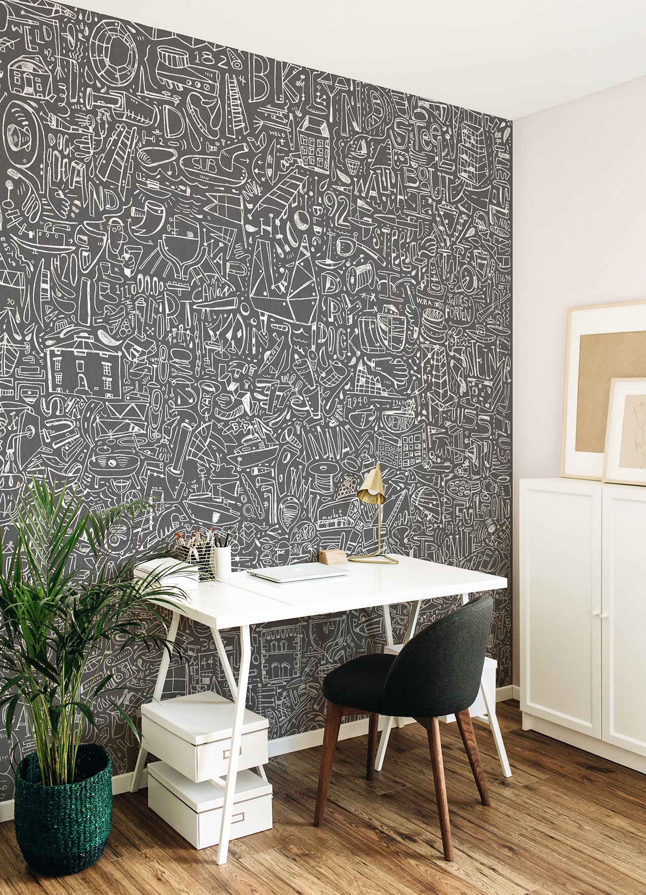 bklyn-navy-yard-grey-wall-mural-york-wallcoverings-astm4129 - York Wallcoverings Wallpaper