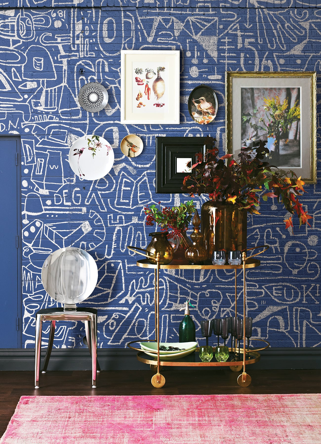 bushwick-bklyn-blue-wall-mural-york-wallcoverings-astm4130 - York Wallcoverings Wallpaper