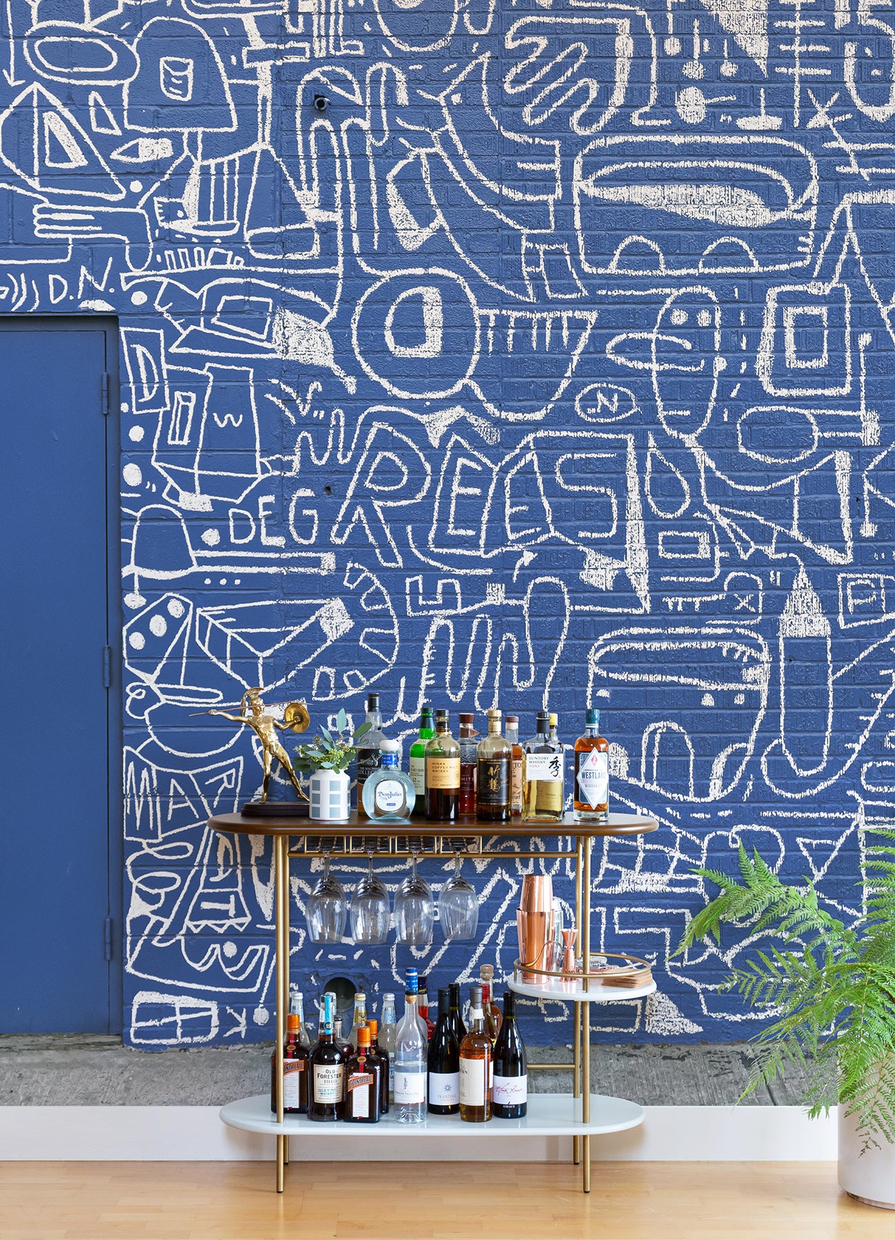 bushwick-bklyn-blue-wall-mural-york-wallcoverings-astm4130 - York Wallcoverings Wallpaper