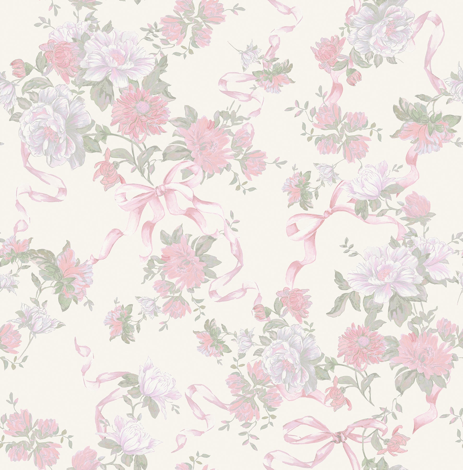 cabbage-rose-bow-pretty-in-pink-ribbons-roses-wallpaper-york-wallcoverings-ast4653
