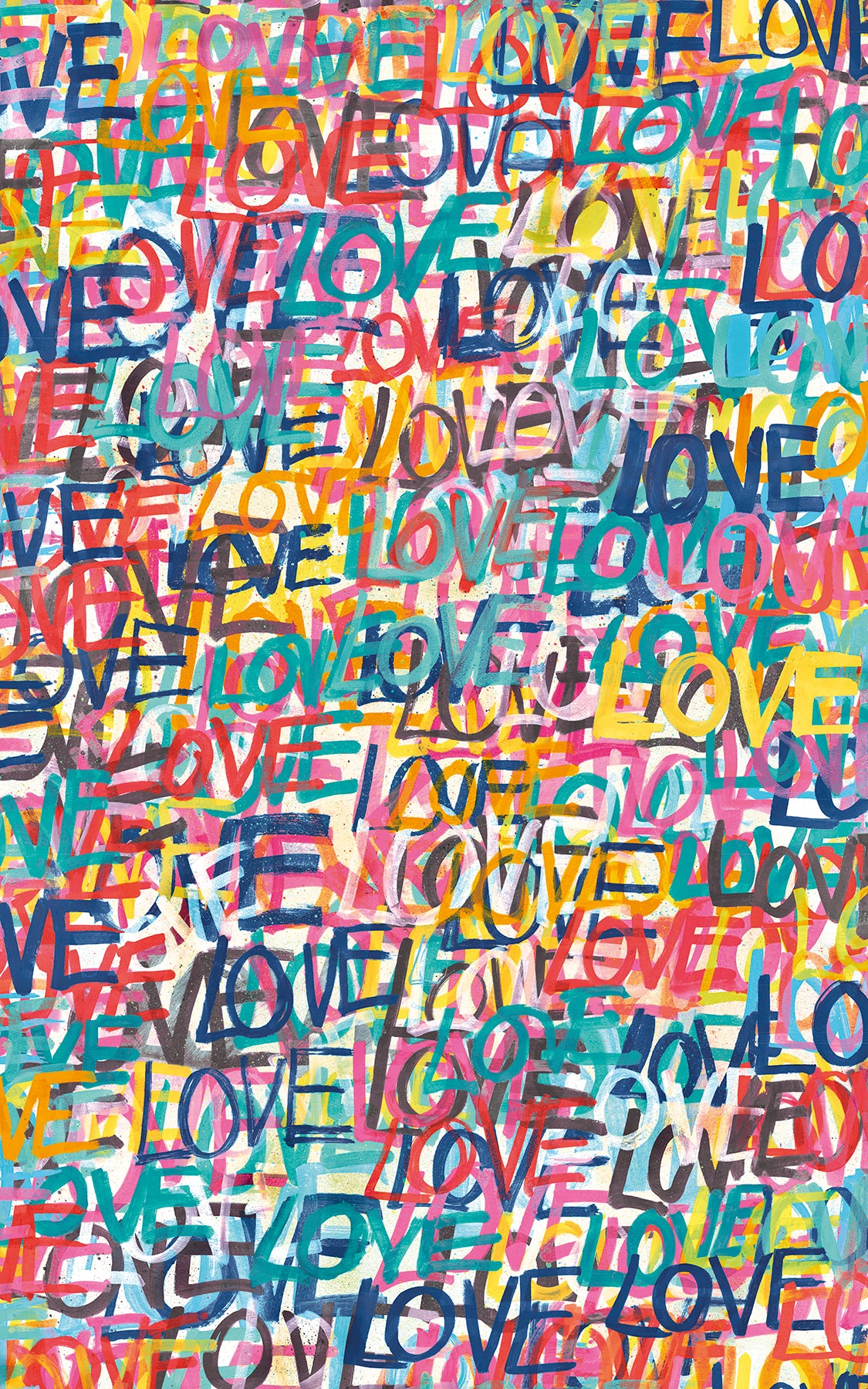 indio-multicolor-love-scribble-wallpaper-york-wallcoverings-cep50120w - York Wallcoverings Wallpaper