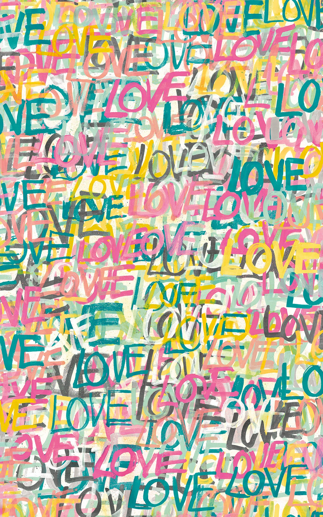 indio-pastel-love-scribble-wallpaper-york-wallcoverings-cep50122w - York Wallcoverings Wallpaper