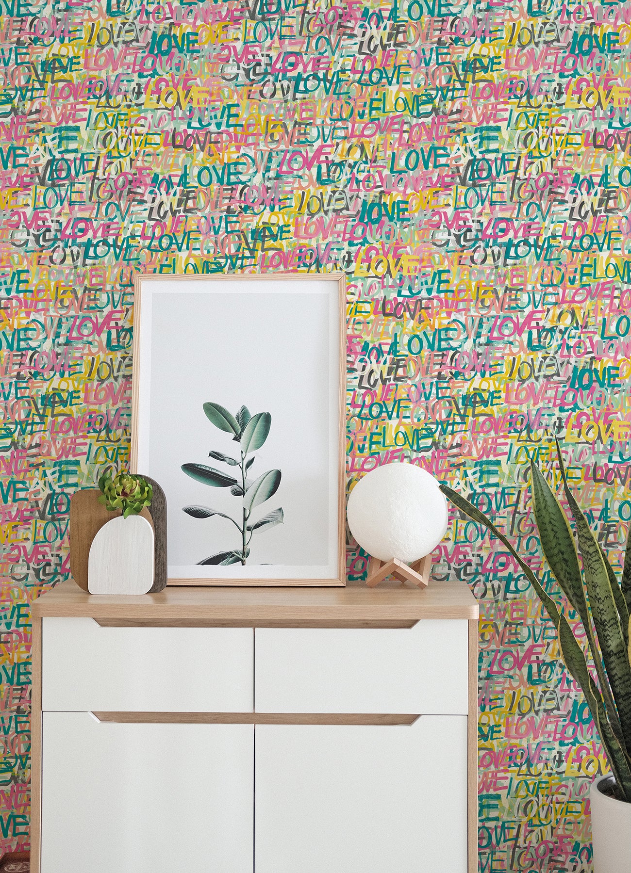 indio-pastel-love-scribble-wallpaper-york-wallcoverings-cep50122w - York Wallcoverings Wallpaper