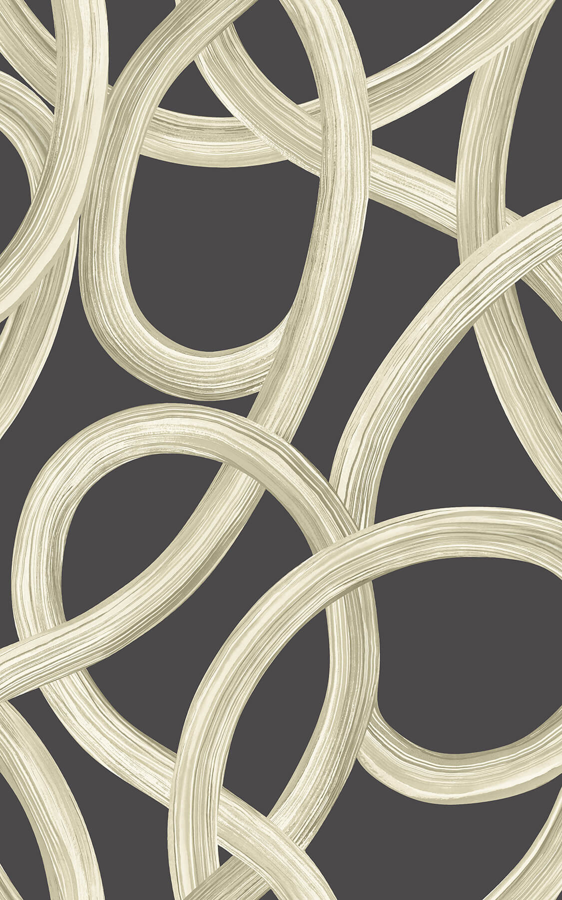 calix-black-twisted-geo-wallpaper-york-wallcoverings-cep50126w - York Wallpaper Wallpaper