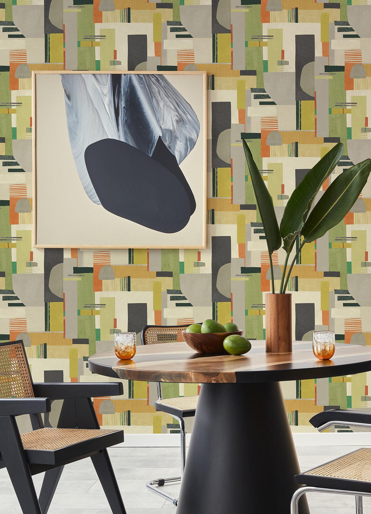 rhodes-sage-blocs-wallpaper-york-wallcoverings-cep50132w - York Wallcoverings Wallpaper