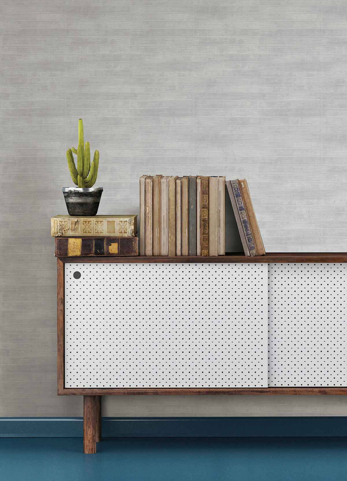 dermot-silver-horizontal-stripe-wallpaper-york-wallcoverings-4041-418477 - York Wallcoverings Wallpaper