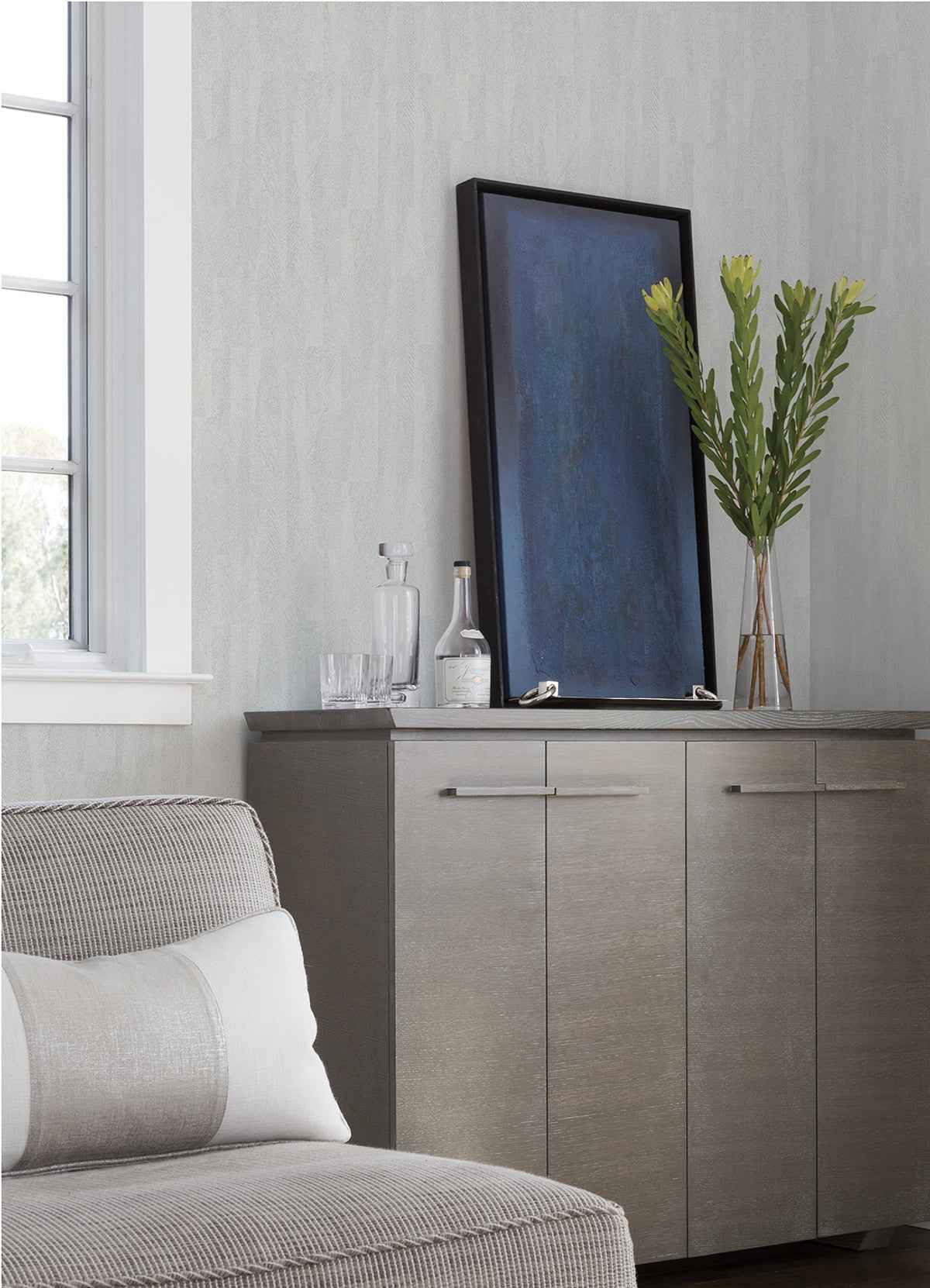 sutton-silver-textured-geometric-wallpaper-york-wallcoverings-4041-418910 - York Wallcoverings Wallpaper