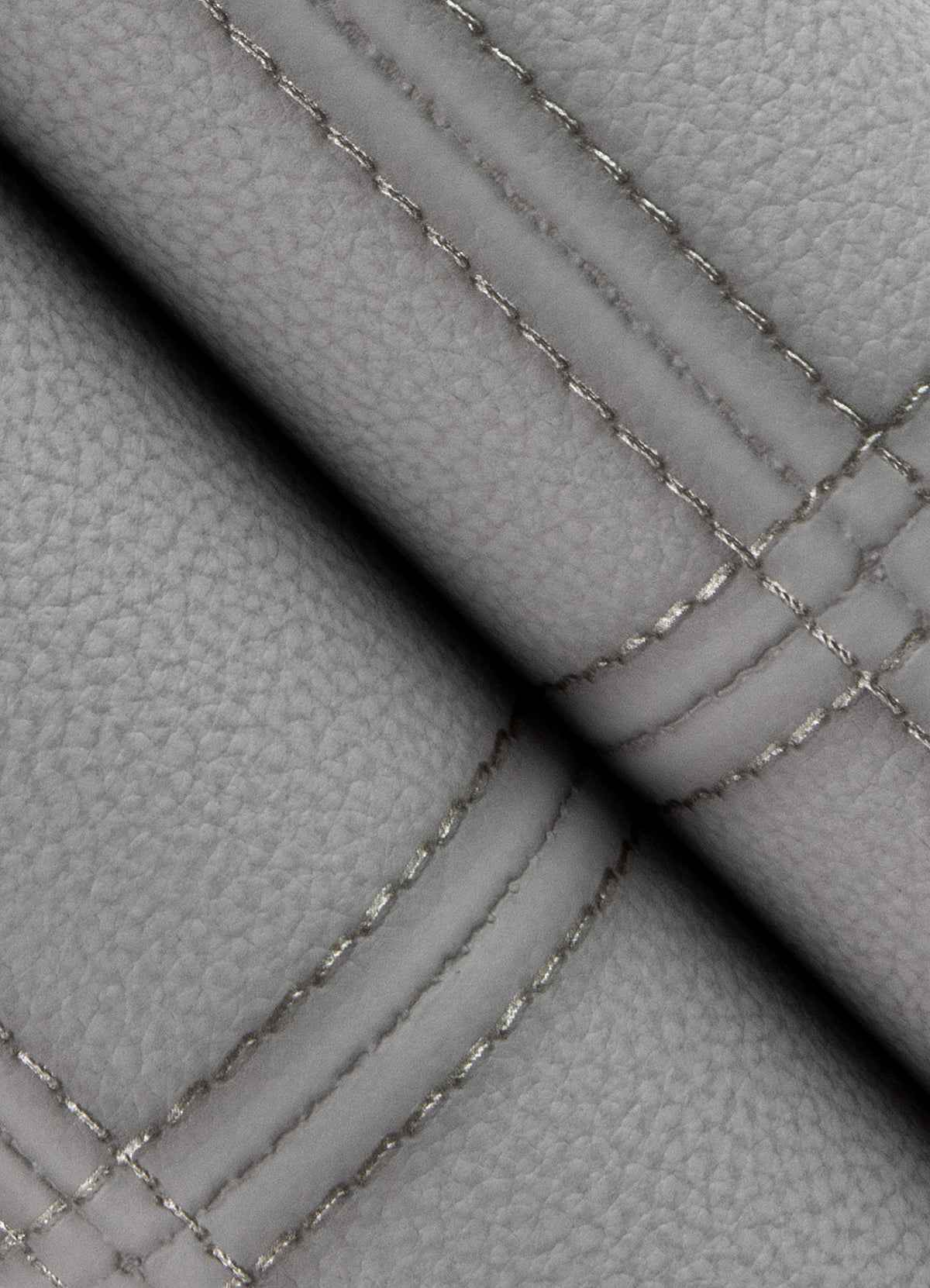 Avenue Grey Leather Wallpaper - York Wallcoverings - 4041-419009 - York Wallcoverings Wallpaper