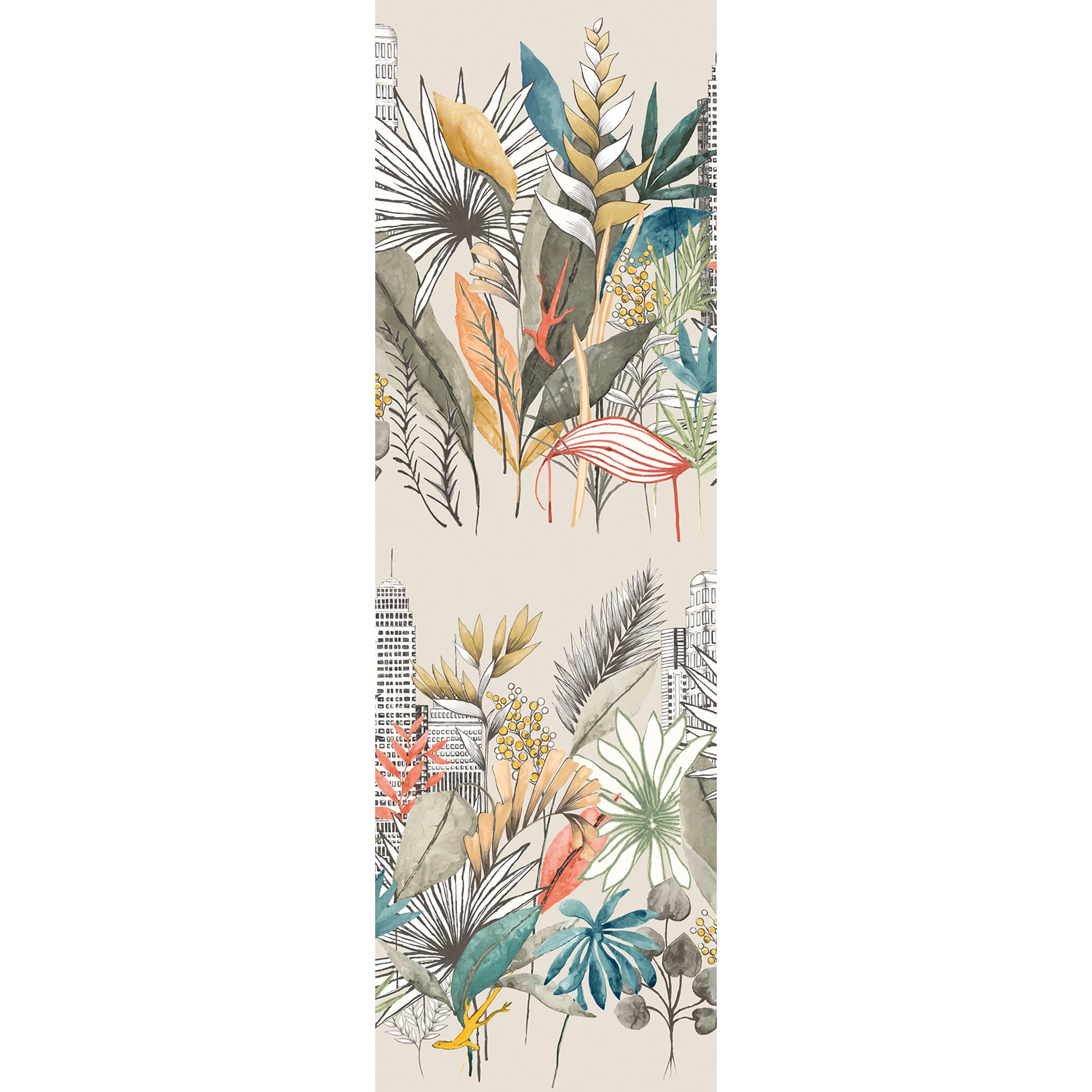 sierra-neutral-urban-tropic-wallpaper-york-wallcoverings-cep50109w - York Wallcoverings Wallpaper