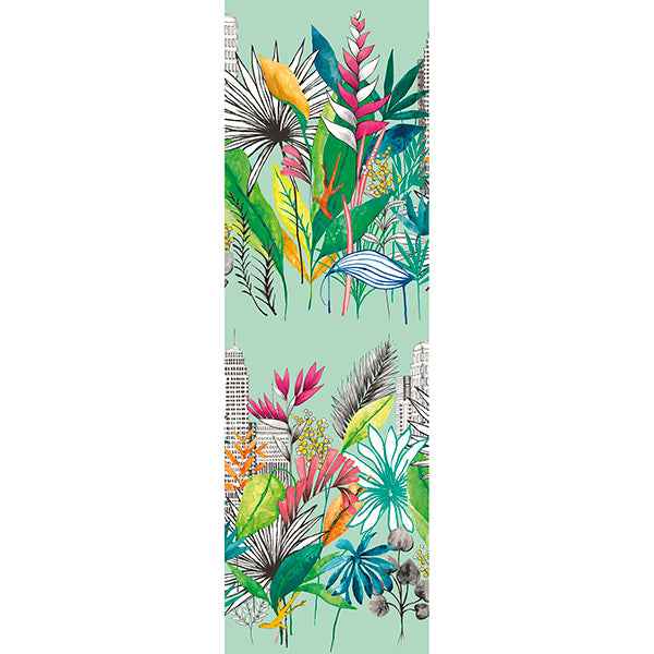 Sierra Mint Urban Tropic Wallpaper - York Wallcoverings - CEP50112W - York Wallcoverings Wallpaper