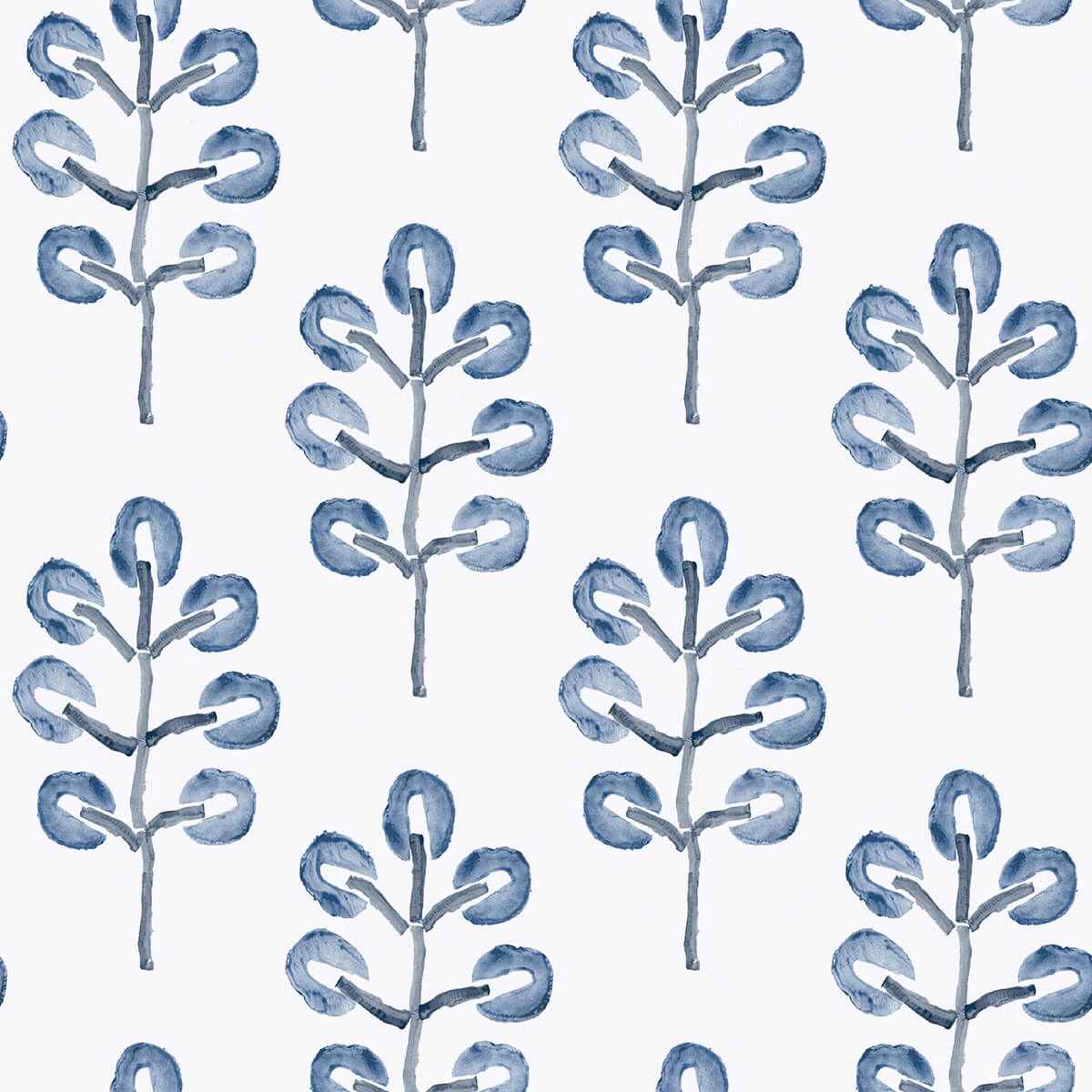 Plum Tree Blue Botanical Wallpaper - York Wallcoverings - 3124-13874 - York Wallcoverings Wallpaper